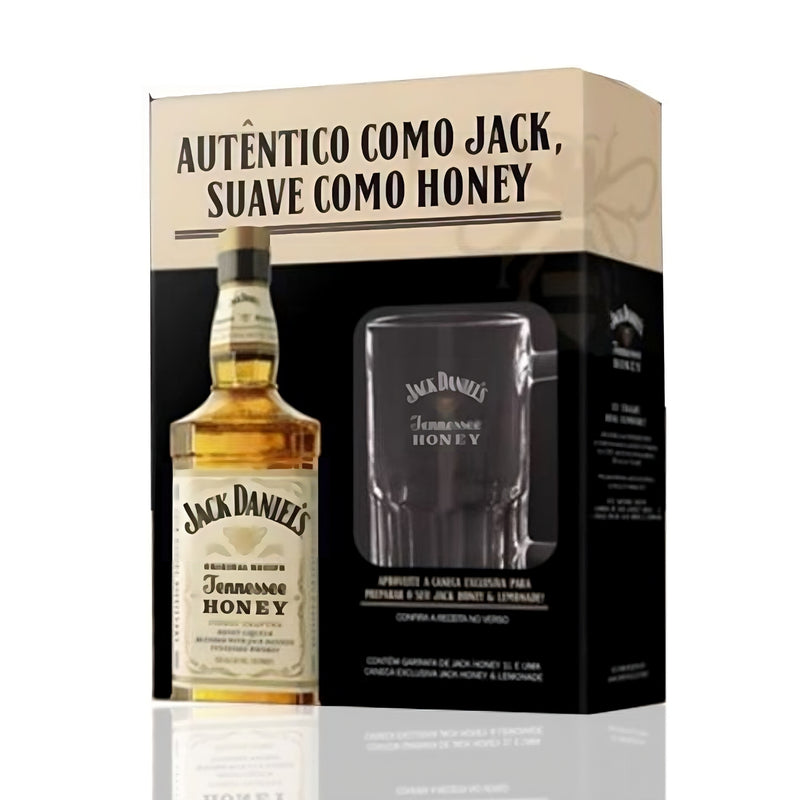 Kit Jack Daniels Honey com Caneca 1000 ml
