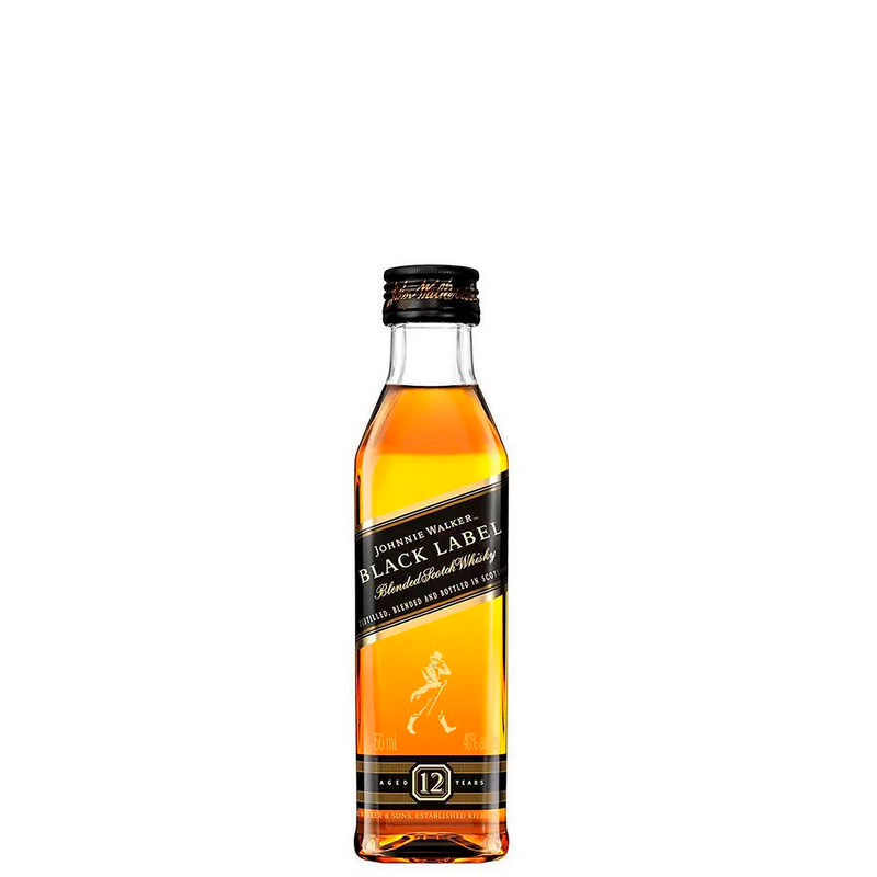 Miniatura Whisky Johnnie Walker Black Label 12 Anos 50ml
