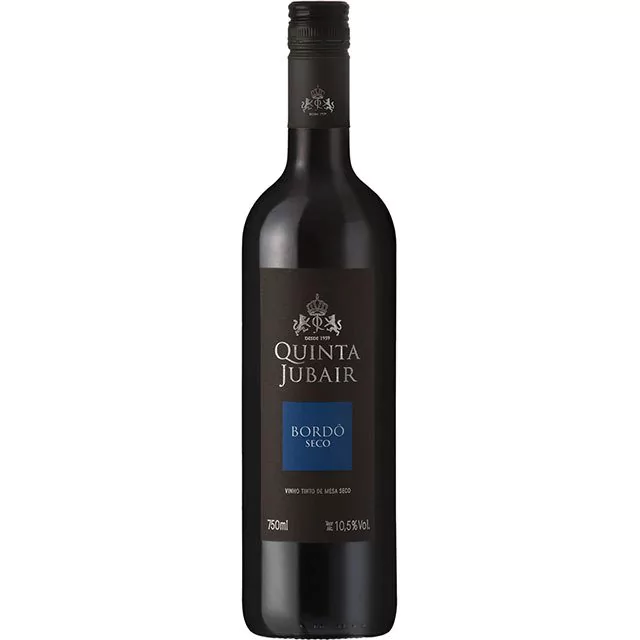 Vinho Tinto de Mesa Quinta Jubair Bordô Seco - 750ml