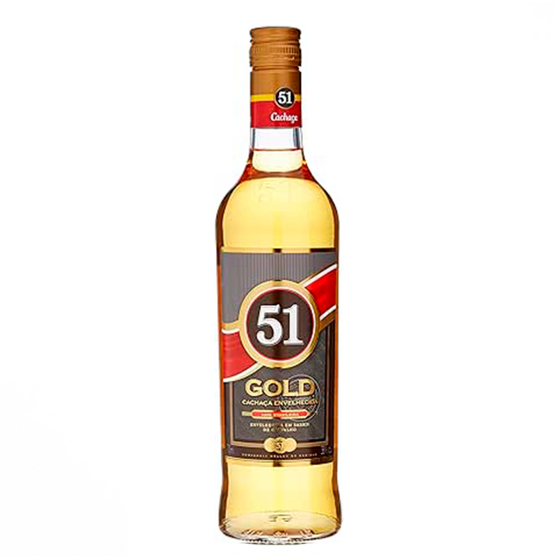 Cachaça Envelhecida 51 Gold 700Ml