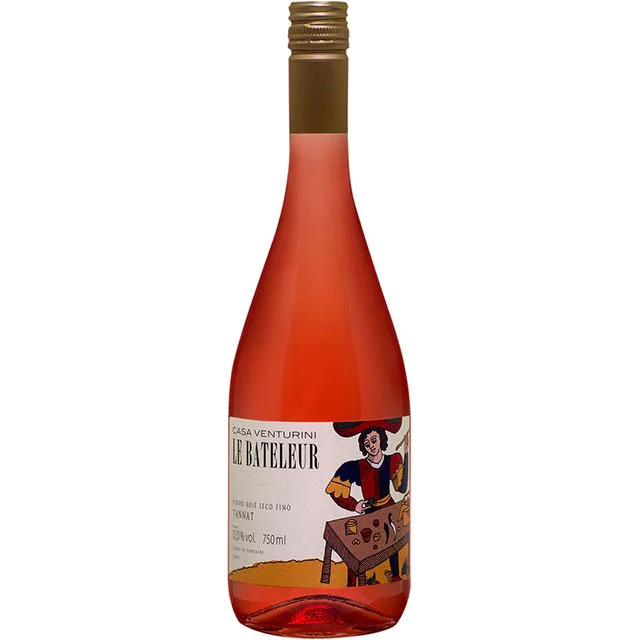 Vinho Rosé Casa Venturini Le Bateleur Tannat 2022 - 750ml