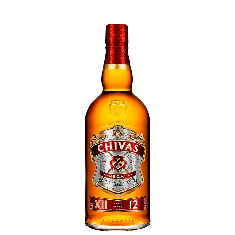 Whisky Chivas Regal 12 anos Escocês 1L