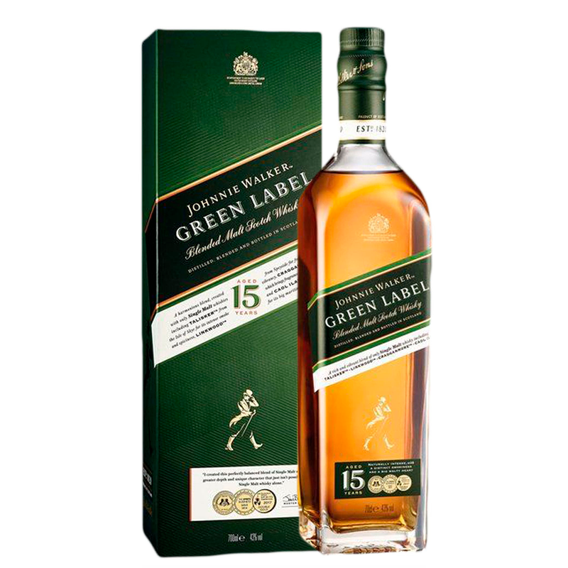 Whisky Johnnie Walker Green Label 750ml